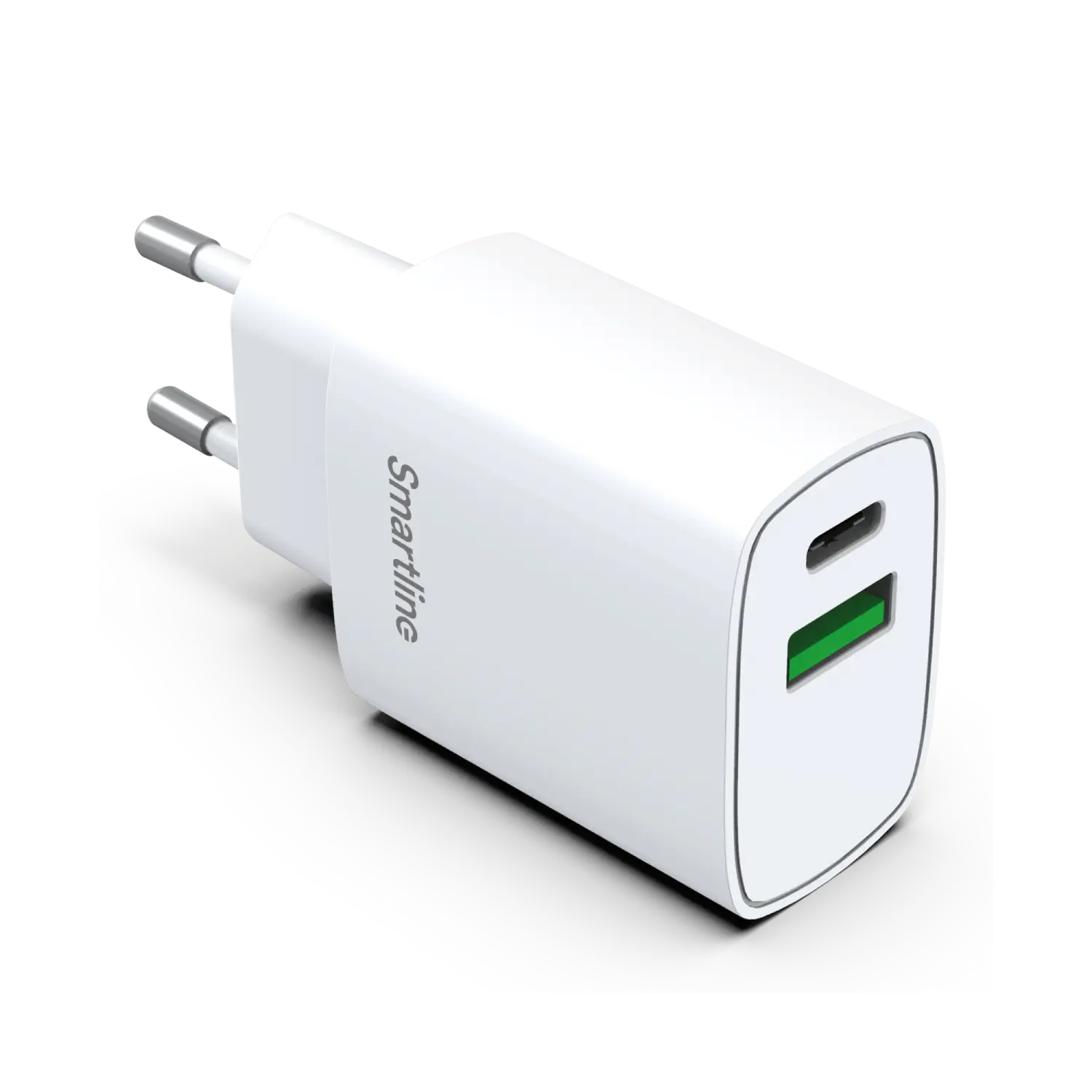 Snabbladdare USB-A + C PD3.0 (20W)