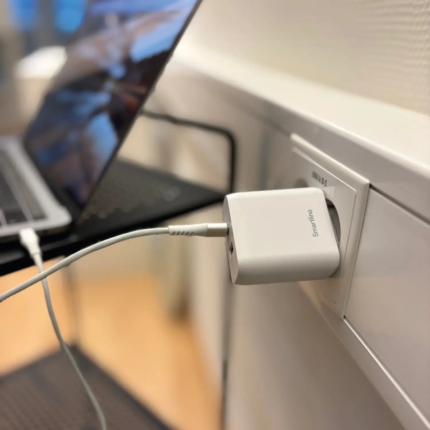 Snabbladdare USB-A + USB-C PD3.0 (65W)