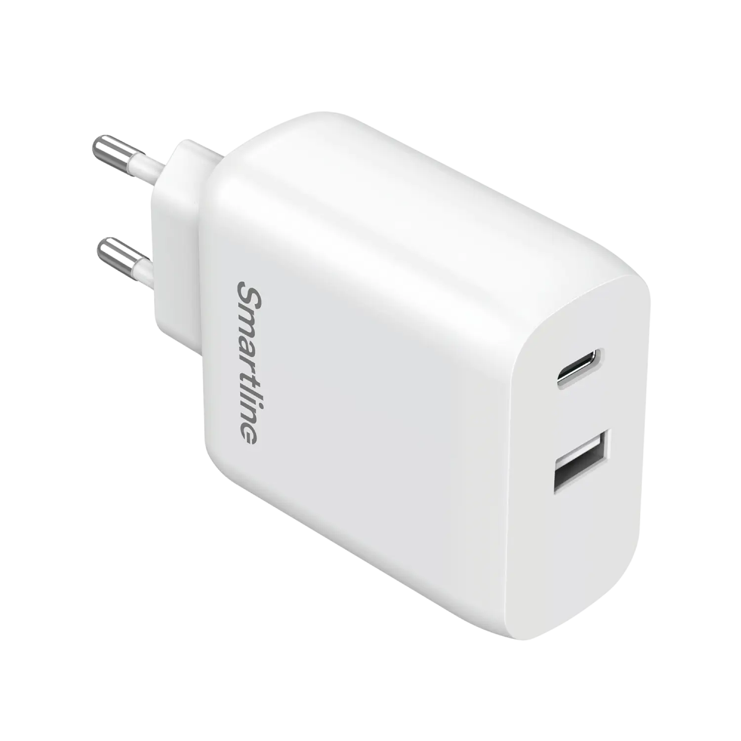 Snabbladdare USB-A + USB-C PD3.0 (65W)