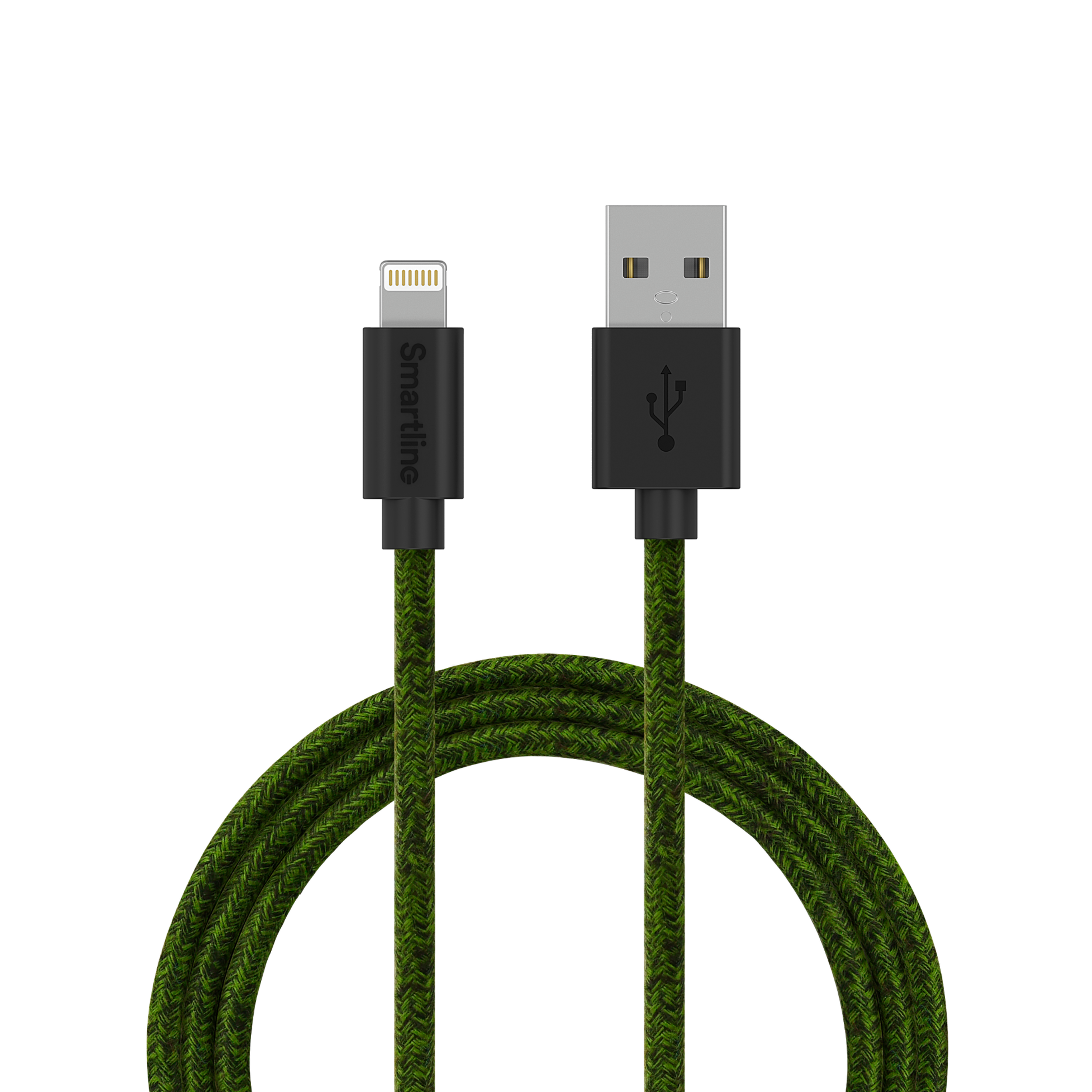 USB-A till Lightning Fuzzy-kabel (2m)