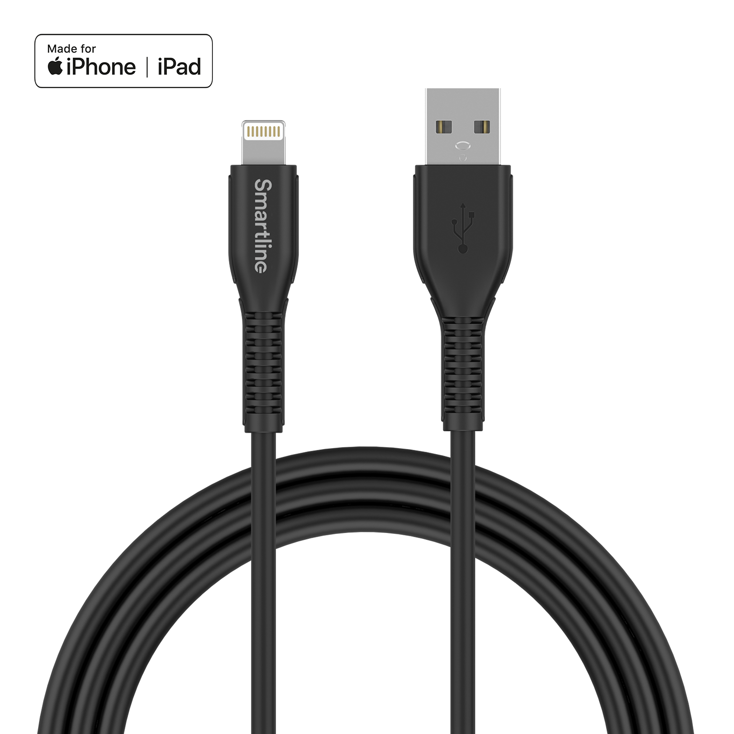 USB-A till Lightning STRONG kabel (2m)