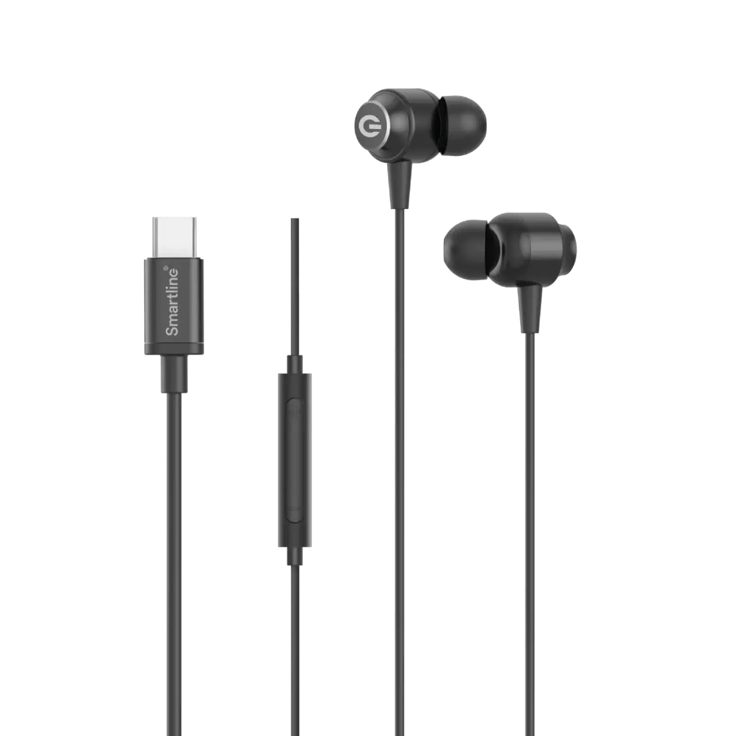 Smartline Wired USB-C Earphones, Premium Sound with Effortless Control