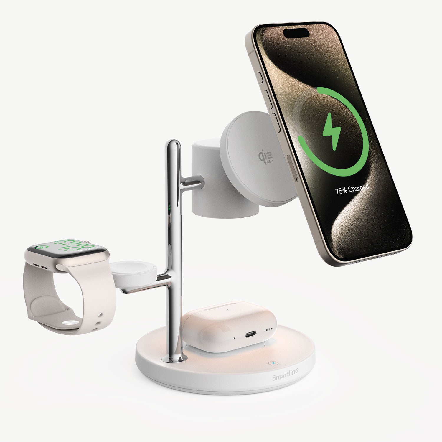 Laddstation - 3 i 1 Qi25W