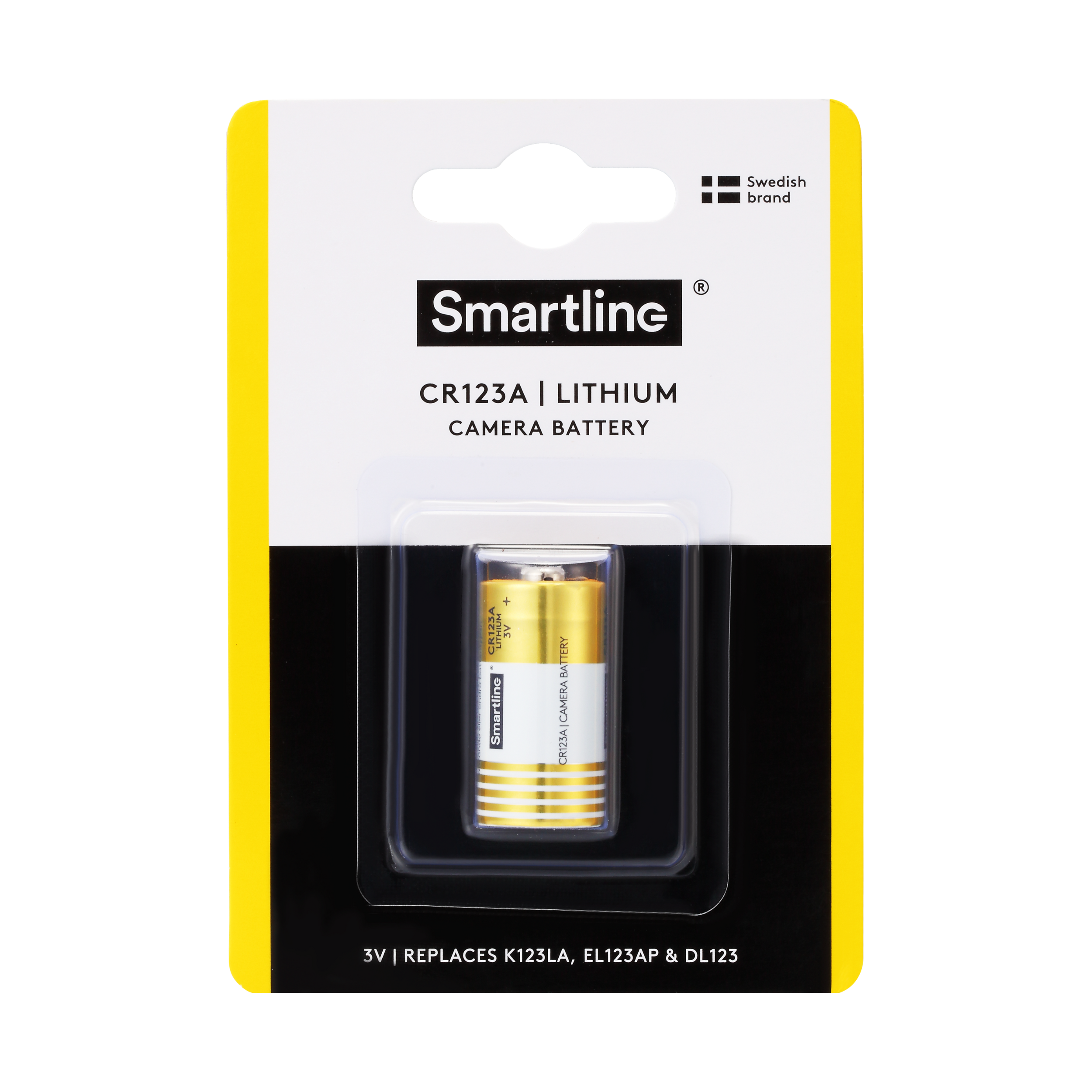 Litium CR123 batteri 3V