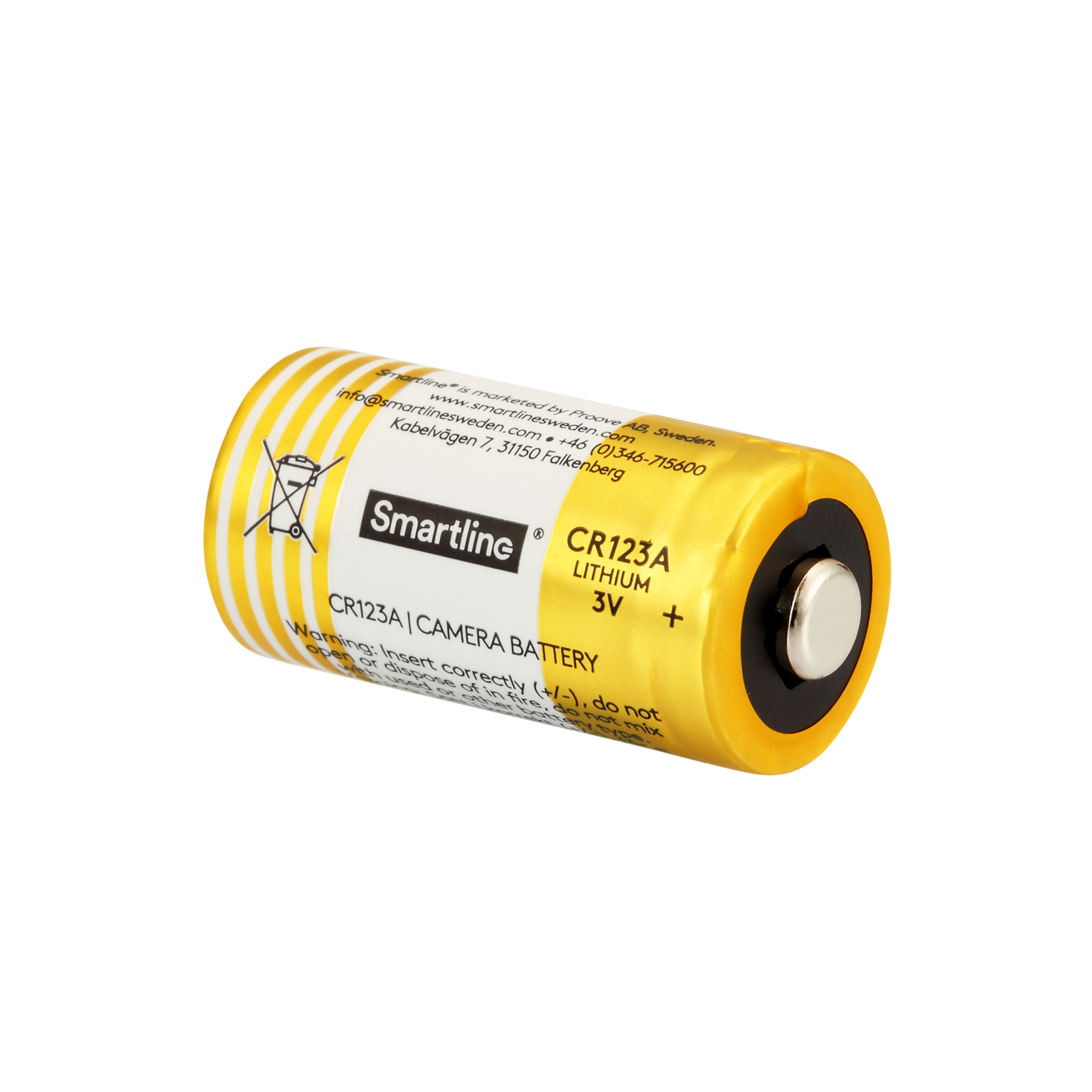 Litium CR123 batteri 3V